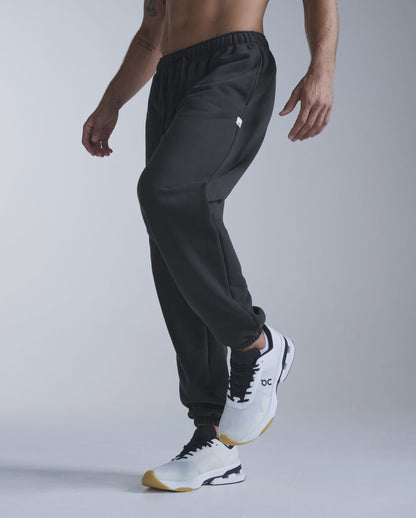 2XU Mens EZ Oversized Organic Cotton Trackpants - Black