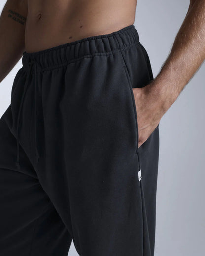 2XU Mens EZ Oversized Organic Cotton Trackpants - Black