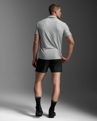 2XU Mens Signature Polo - Harbor Mist
