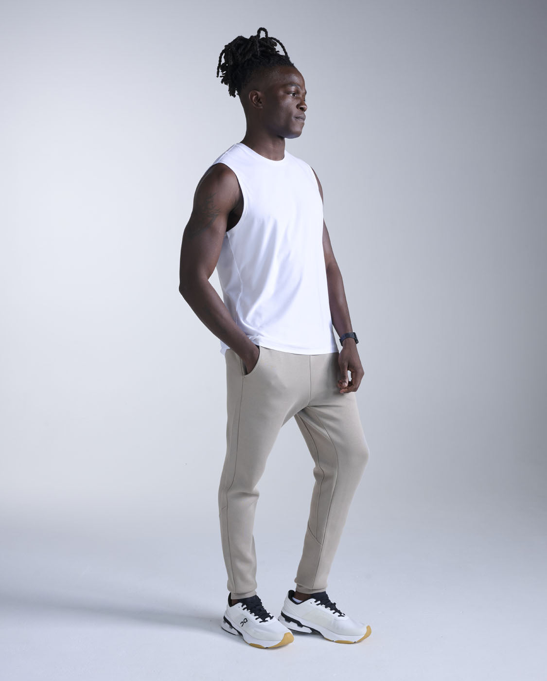 2XU Mens Commute Smooth Spacer Trackpants - Carbon