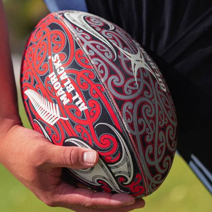 Gilbert Maori All Blacks Supporters Ball - Size 5
