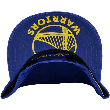 MITCHELL & NESS GOLDEN STATE WARRIORS 'TEAM OUTLINE' CLASSIC RED SNAPBACK
