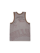 NBA Essentials Chicago Bulls Wallace Youth Mesh Tank - Taupe