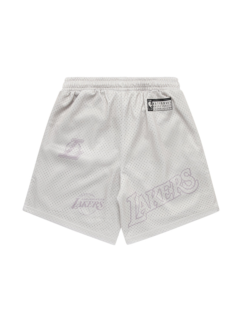 NBA Essentials LA Lakers Wallace Youth Mesh Shorts - Birch