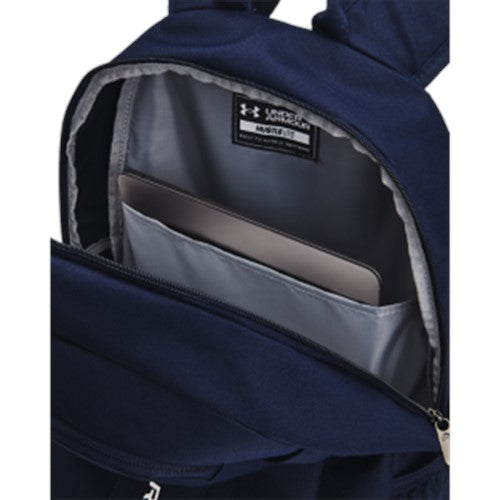 Under Armour Unisex Hustle Lite Backpack - Navy/Silver