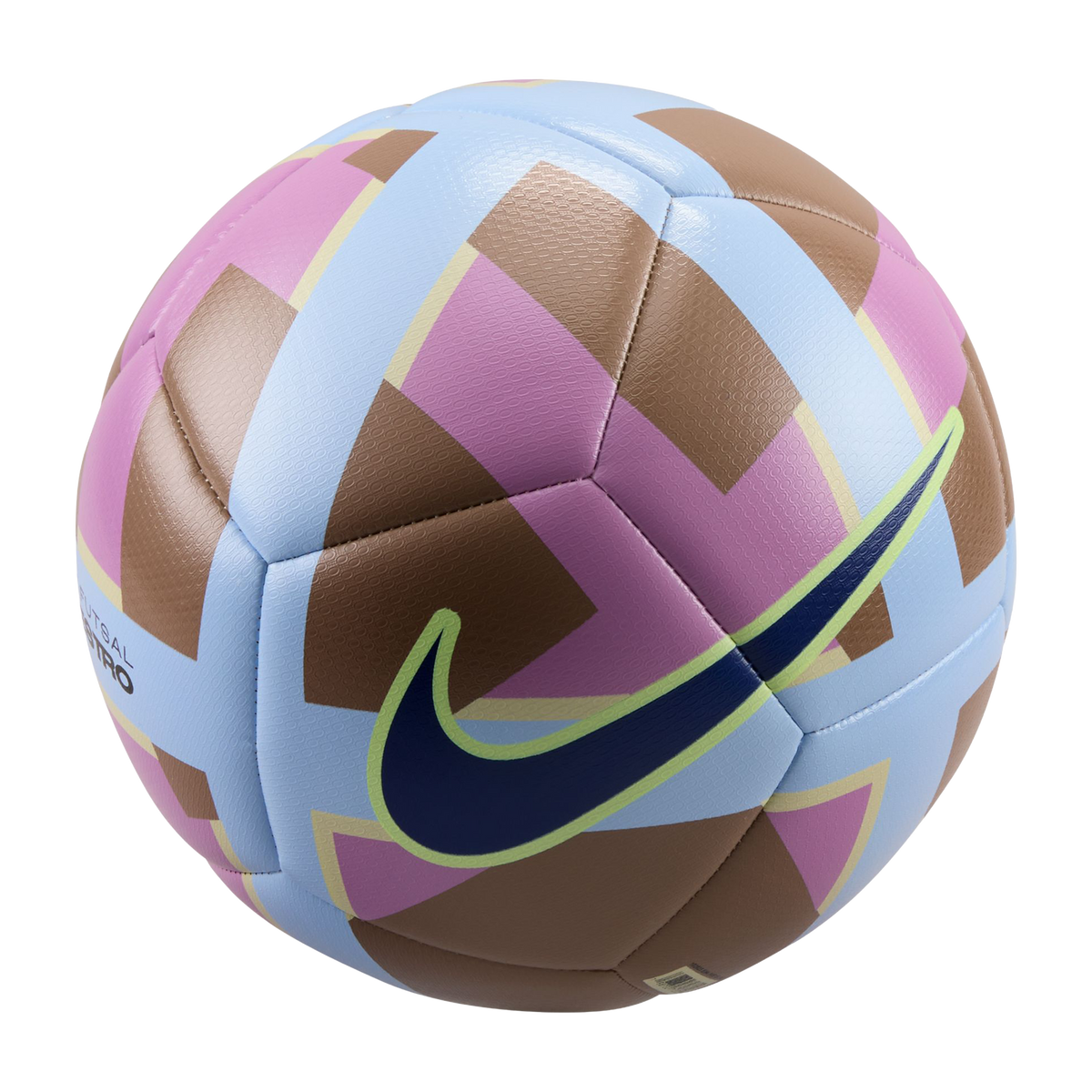 Purple and Blue Nike Maestro Futsal Ball with Nike tick
