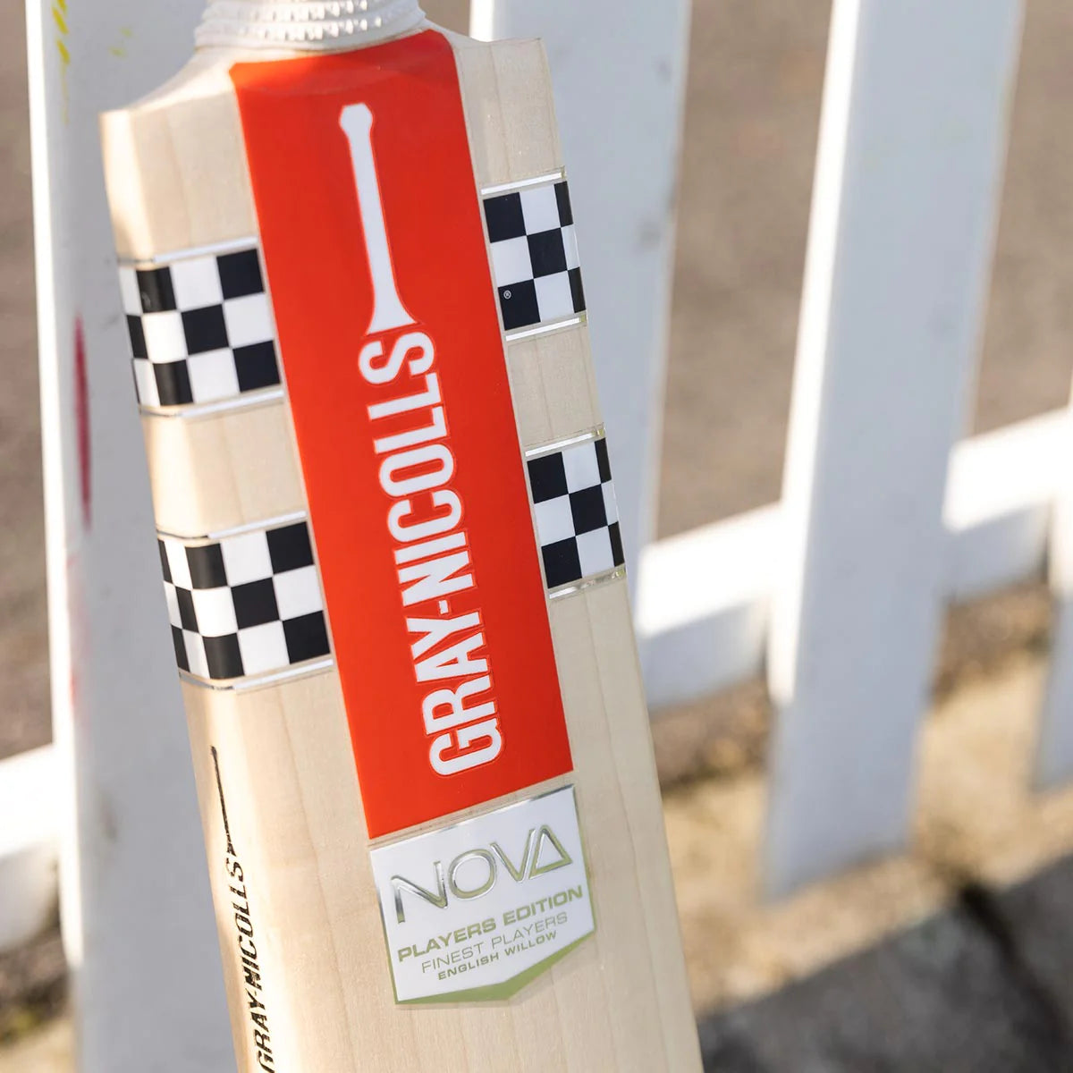 Gray Nicolls Nova Players Edition Bat (Natural) - Short Handle