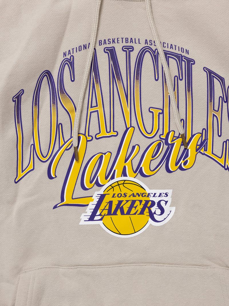 NBA Essentials LA Lakers Troy Fleece Hoody - Dark Oat