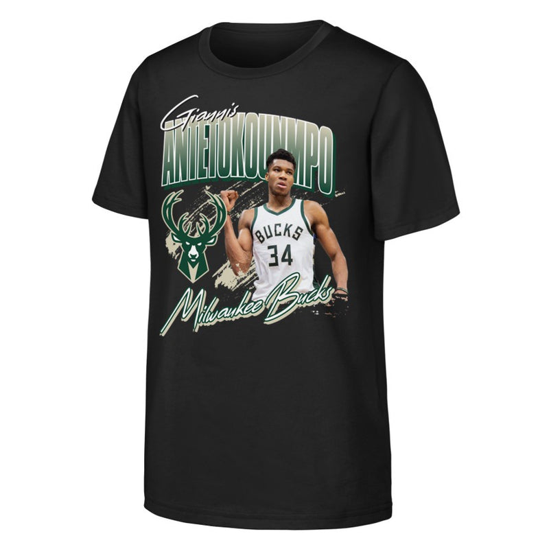 NBA Essentials Youth Jones Tee -Milwaukee Bucks