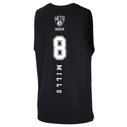 Patty Mills Brooklyn Nets NBA Essentials Name & Number Mesh Jersey - Black