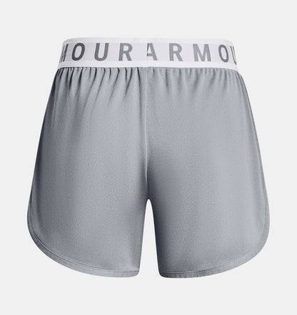 Under Armour Womens Play Up Short 5 inch - Steel Light Heather
