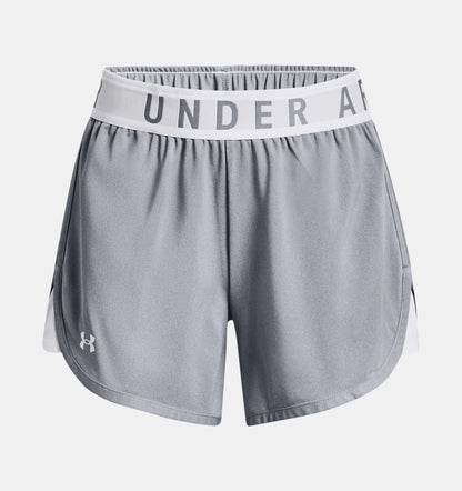 Under Armour Womens Play Up Short 5 inch - Steel Light Heather