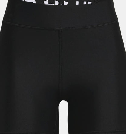 Under Armour Womens Heat Gear Mid Rise Middy - Black
