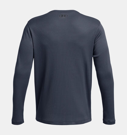 Under Armour Men's Project Rock Aunthentic Crew - Downpour Gray/Black