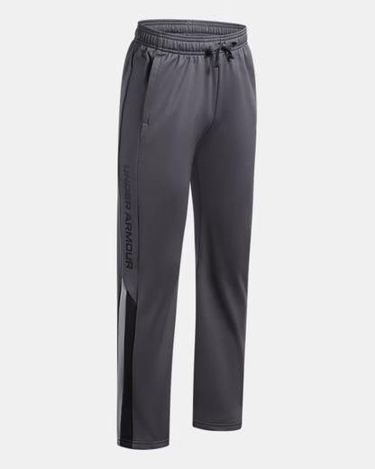 Under Armour Youth Brawler 3.0 Tapered Trackpants - Castlerock