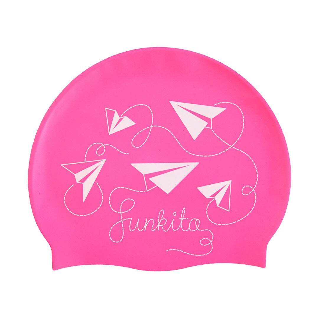 Funkita Silicone Swim Cap - Paper Pink
