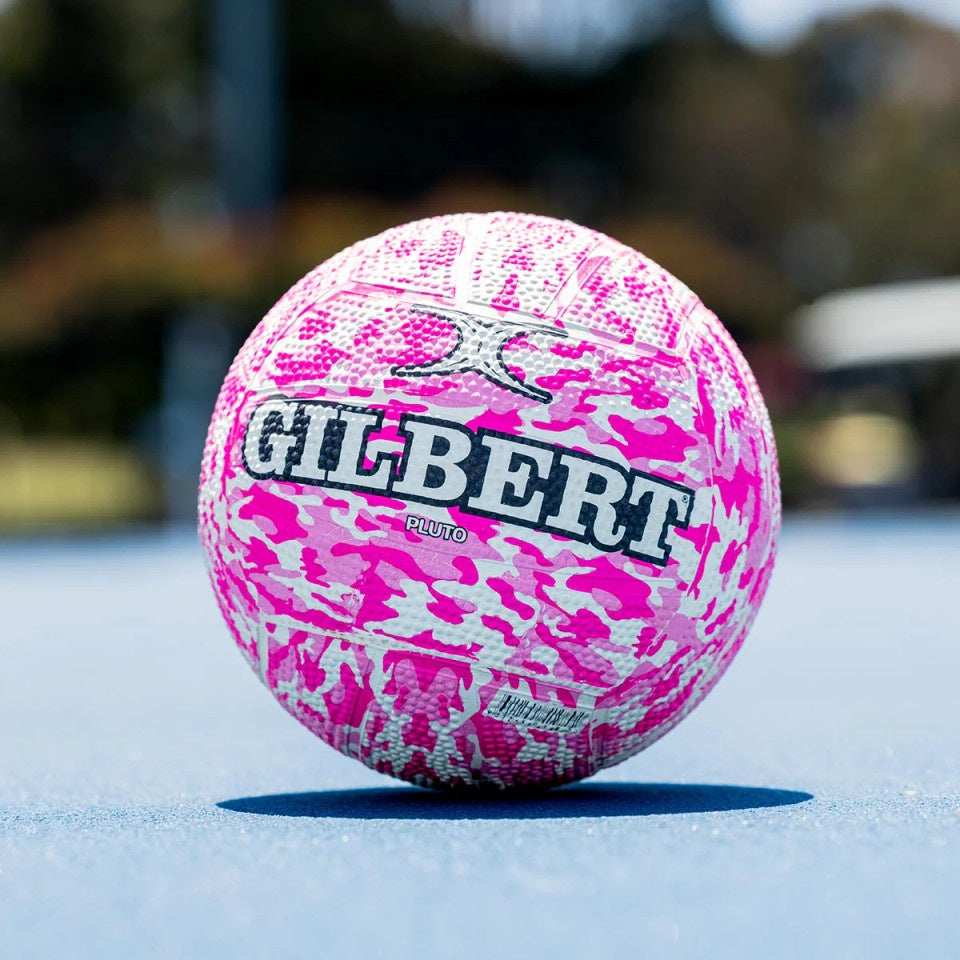 Gilbert Pluto Supporter Netball - Pink Camo