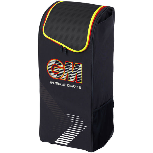 Gunn & Moore CRICKET BAG - RIVAL WHEELIE DUFFLE - Black/Red