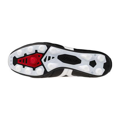 Mizuno Morelia II Elite FG Boots - Black/White/Chinese Red