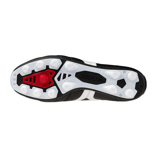 Mizuno Morelia II Elite FG Boots - Black/White/Chinese Red