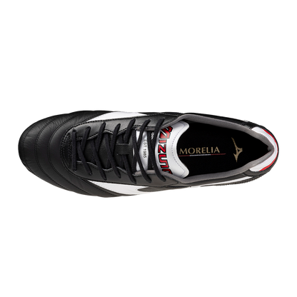 Mizuno Morelia II Elite FG Boots - Black/White/Chinese Red