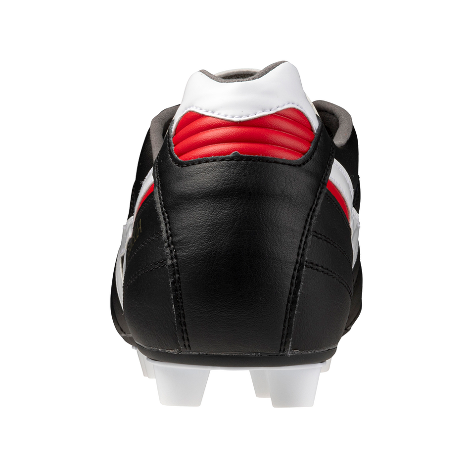 Mizuno Morelia II Elite FG Boots - Black/White/Chinese Red