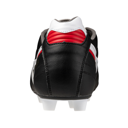 Mizuno Morelia II Elite FG Boots - Black/White/Chinese Red