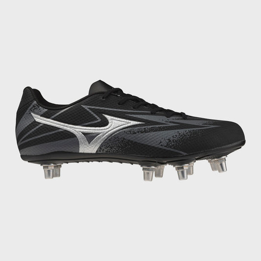 Mizuno Waitangi Pro SG Wide - Black/Galaxy Silver