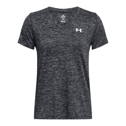 Under Armour Womens Tech SSV Twist Tee - Black/White