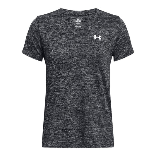 Under Armour Womens Tech SSV Twist Tee - Black/White