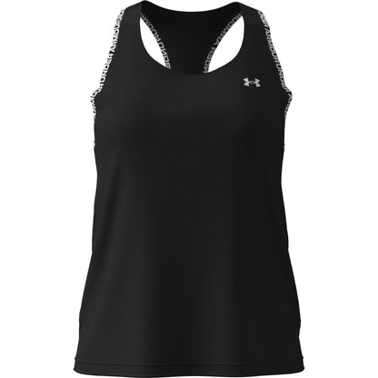 Under Armour Womens Tech Knockout Tank - Black/White
