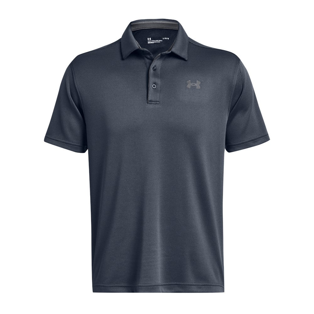 Under Armour Mens Tech Polo - Downpour Gray/Pitch Gray