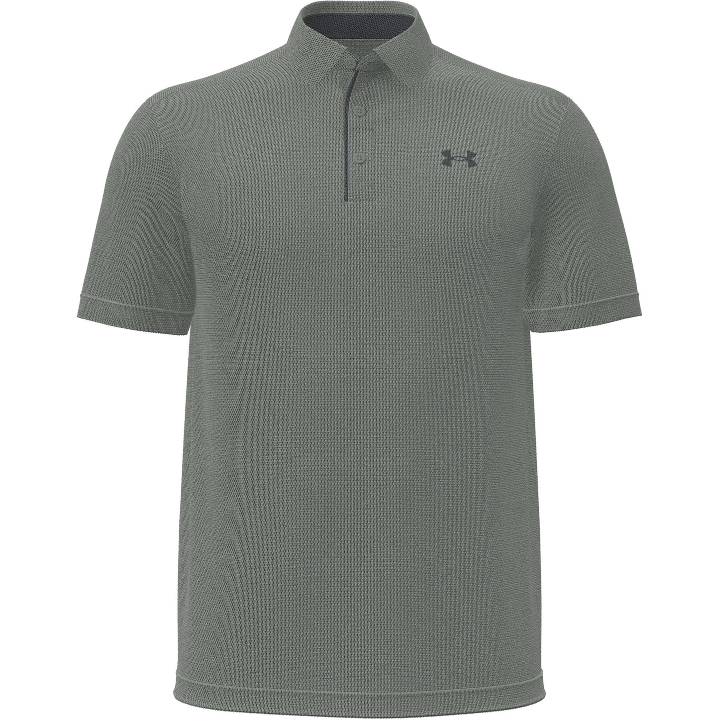 Under Armour Mens Tech Polo - Titanium/Pitch Gray