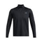 Under Armour Mens MatchPlay 1/4 Zip Top - Black/Pitch Gray