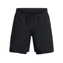 Under Armour Mens Launch 7" 2-IN-1 Shorts - Black