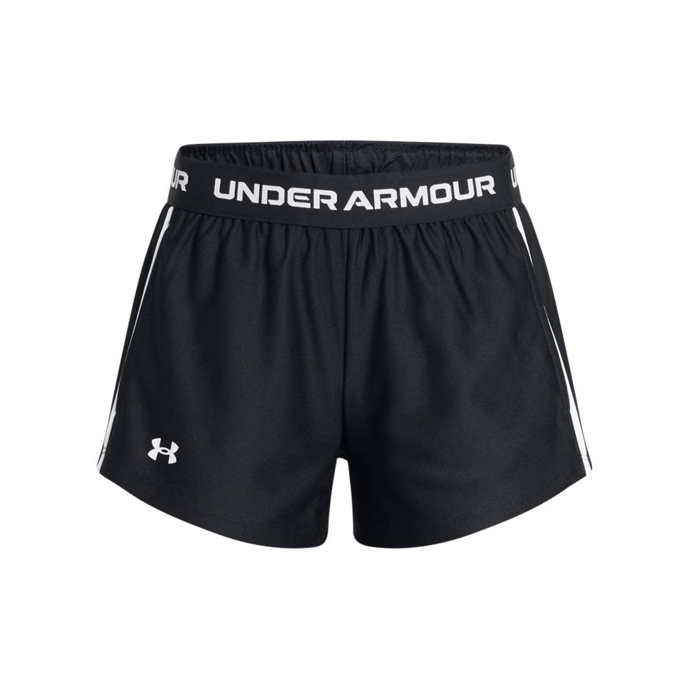 Under Armour Girls Tech Play Up Shorts - Black/Black