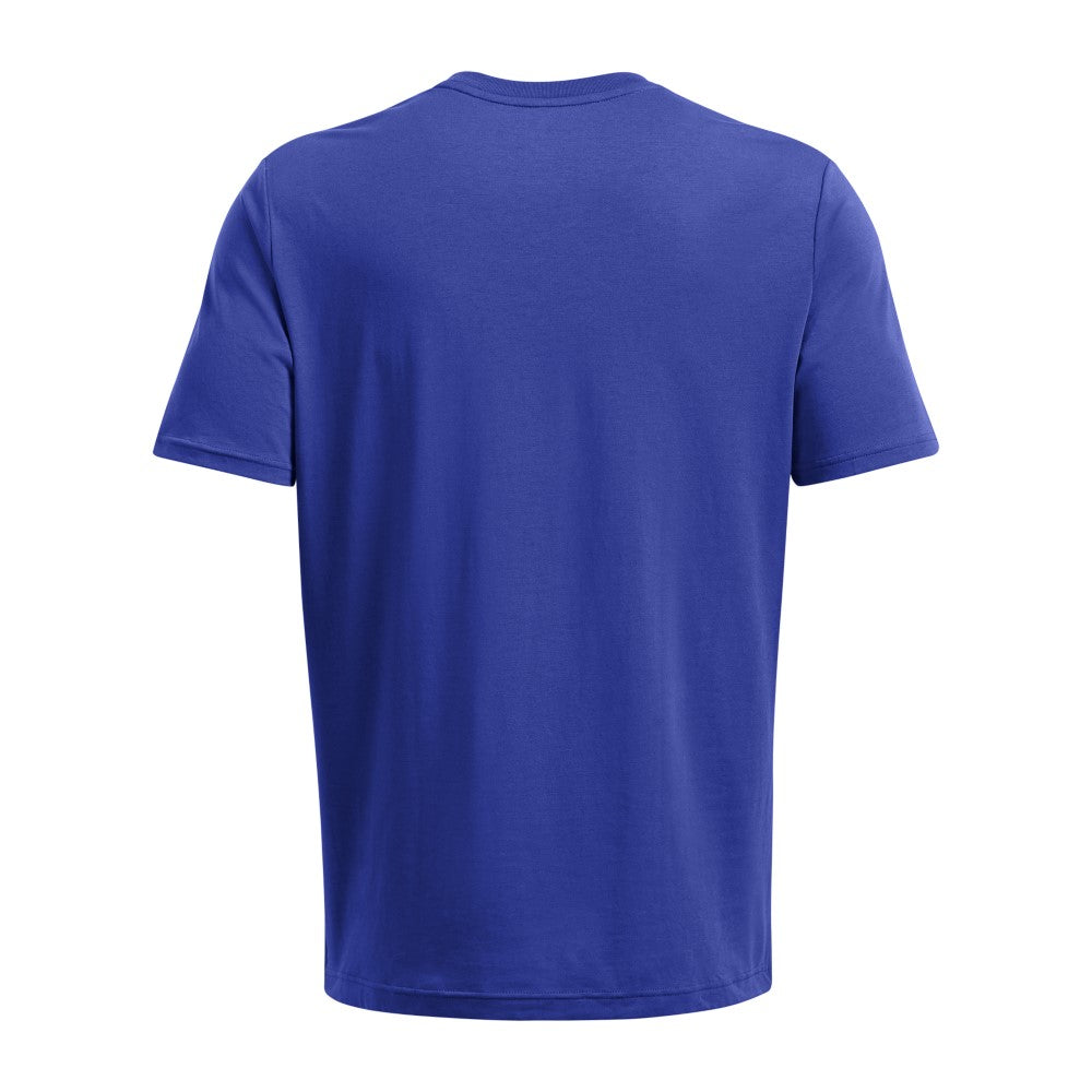 Under Armour Mens Curry Logo Trend Tee-Royal