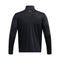 Under Armour Mens MatchPlay 1/4 Zip Top - Black/Pitch Gray