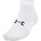 Under Armour Unisex Essential Lightweight Low Cut Socks - White