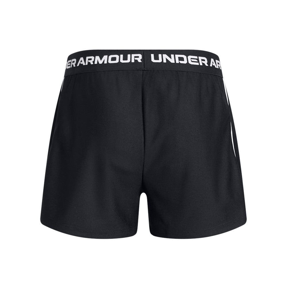 Under Armour Girls Tech Play Up Shorts - Black/Black