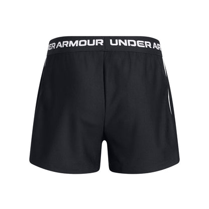 Under Armour Girls Tech Play Up Shorts - Black/Black