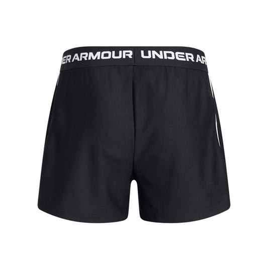 Under Armour Girls Tech Play Up Shorts - Black/Black