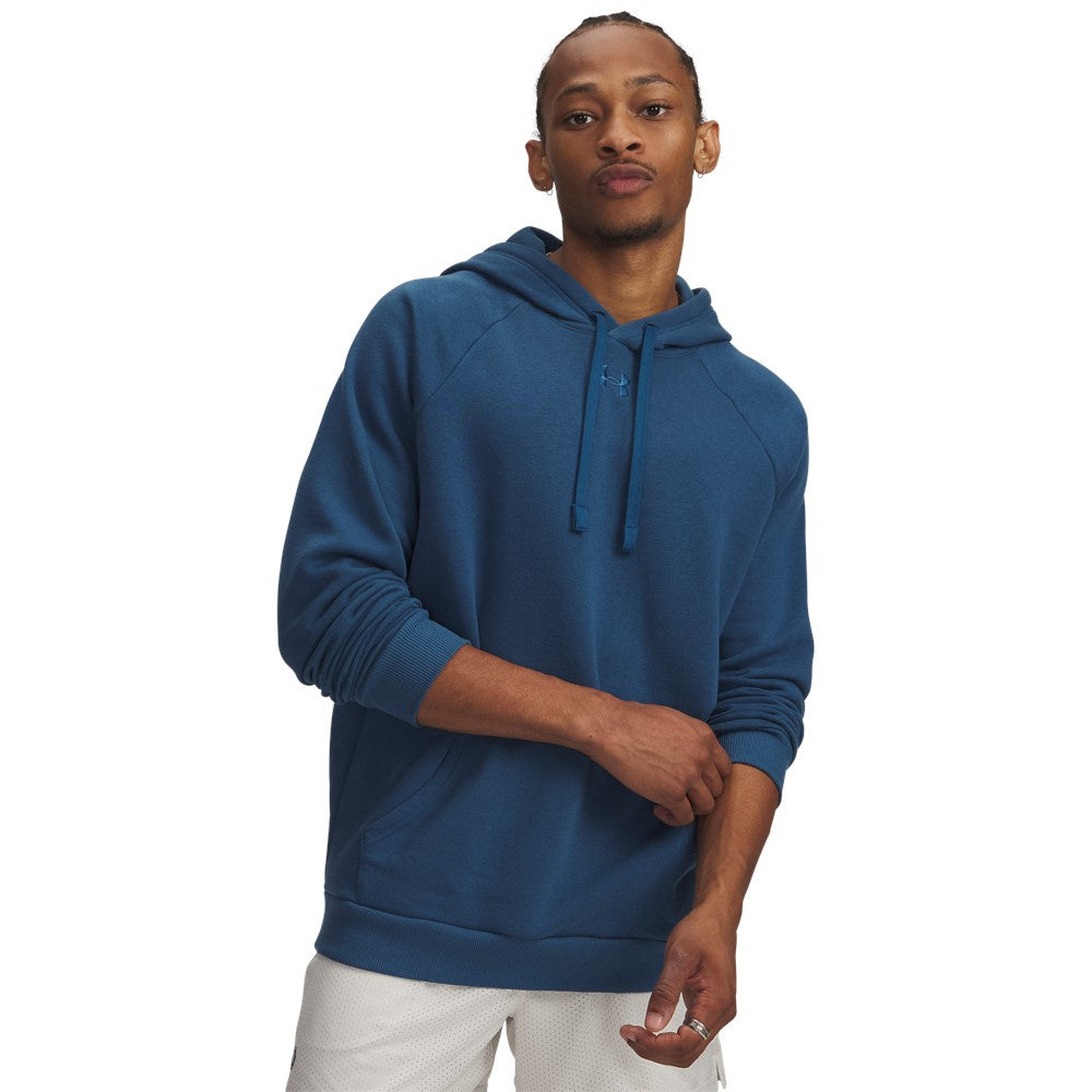 Under Armour Mens Rival Fleece Hoodie - Wham Blue