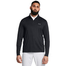 Under Armour Mens MatchPlay 1/4 Zip Top - Black/Pitch Gray