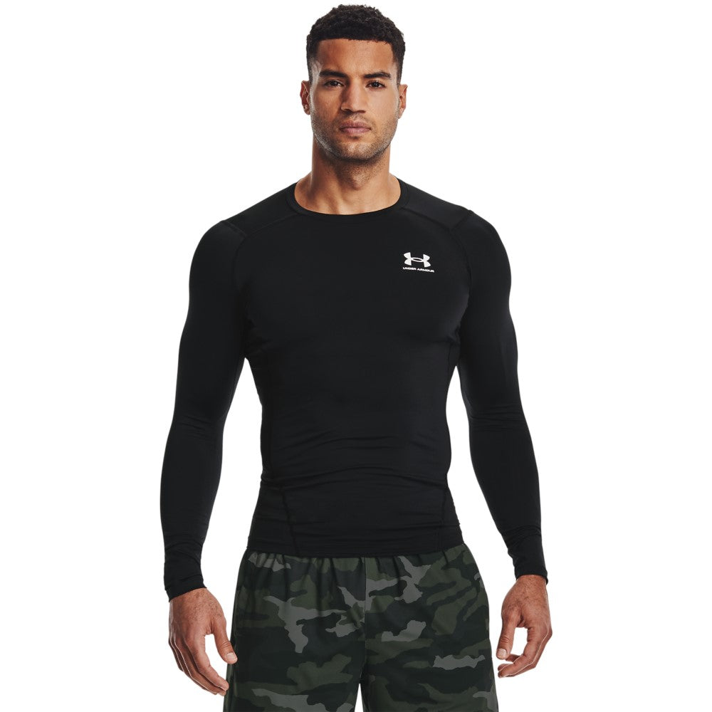 Under Armour Mens HG Armour Comp LS - Black