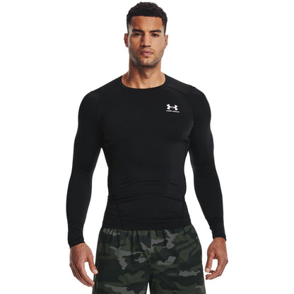 Under Armour Mens HG Armour Comp LS - Black