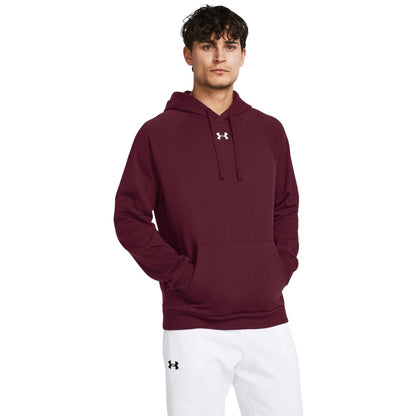 Under Armour Mens Rival Fleece Hoodie - Maroon