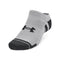 Under Armour Unisex Performance Tech Socks 3pk No Show - Mod Gray/White/Jet Gray