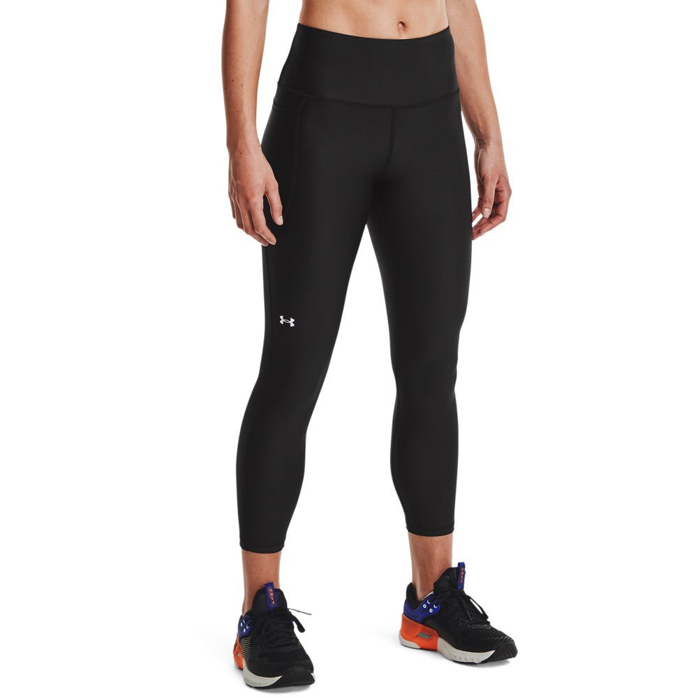 Under Armour Womens HG Armour HiRise 7/8 Pkt - Black