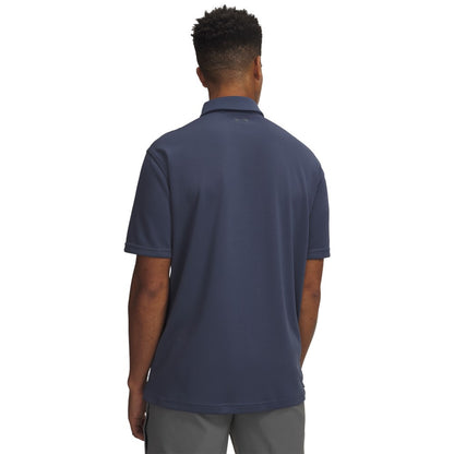 Under Armour Mens Tech Polo - Downpour Gray/Pitch Gray